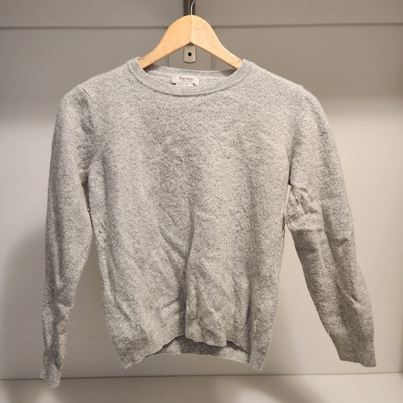 Bartolini | Grey Sweater Crew Neck Italy Merino Wool - Picture 6 of 6